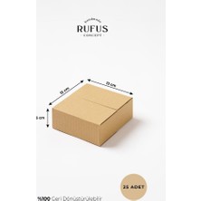 Rufus Concept 13X13X5CM Kraft Koli 25 Adet