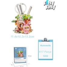Ala Store Loz Serisi Sevimli Kalemlik Pembe Figürlü -LZ1242 (617 Parça) Oyuncak Yapım Seti
