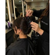 Ala Store Büyük Boy Saç Mandalı, Güçlü Tutuşlu Büyük Toka, Kalın ve Ince Saçlar Için Dayanıklı ve Şık Saç Klipsi, Günlük Kullanım ve Topuz Yapımı Için Ideal