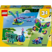 Ala Store Creator Egzotik Tavus Kuşu 31157-7 Yaş ve Üzeri Çocuklar Için Yusufçuk ve Kelebek Model Seçenekleri Içeren 3’ü 1 Arada Yaratıcı Oyuncak Yapım Seti (355 Parça)