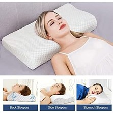 Ala Store Ortopedik Visko Boyun Yastığı Ortapedik Boyun Yastığı Boyun Düzleşmesi Boyun Için Özel Visco Yastık