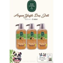 Ala Store Doğal Argan Yağlı Duş Jeli 600 ml 3 Adet ve Rosıe Pamuk