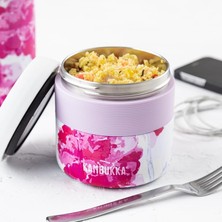Ala Store Bora Yemek Termosu 400ML,PINK Blossom