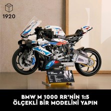 Ala Store Bmw M 1000 Rr 42130 Yetişkinler Için Şık Bir Motosiklet Modeli Yapım Seti (1925 Parça)