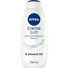 Ala Store Creme Soft Kremsi Dokunuş Banyo ve Duş Jeli 750 ml + Kadın Pump Sprey Deodorant Fresh Natural 75ML