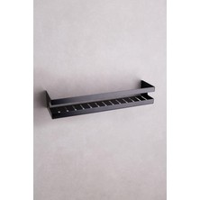 Ala Store Duş Raf Sistemi Siyah Renk 98X100X400 mm