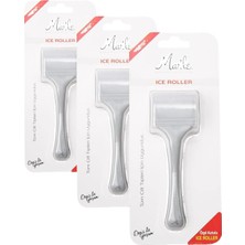 Ala Store Mar'le Cilt Sıkılaştırıcı Gri Ice Roller Yüz Masaj Aleti (3 Paketi)