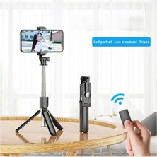 Yefking Uzaktan Kumandalı Tripod Özellikli Selfie Çubuğu