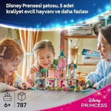 Ala Store Prenses Şatosu ve Kraliyet Hayvanları 43267-6 Yaş ve Üzeri Prenses Seven Çocuklar Için Şato ve Hayvan Figürleri Içeren Yaratıcı Oyuncak Yapım Seti, Doğum Günü Hediyesi (787 Parça)