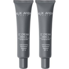 Ala Store cc Krem Renk Düzenleyici Sarı - cc Cream Yellow Spf 15 Uvb/uva - 40 ml (2 Paketi)