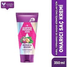 Ala Store Aussie Sos Repair & Revive Kuru, Yıpranmış ve Hasar Görmüş Saçlar Için Saç Kremi 350ML (2 Paketi)