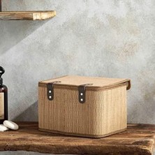 Ala Store Gina Bambu Saklama Kutusu 33X23X20 cm Açık Kahverengi