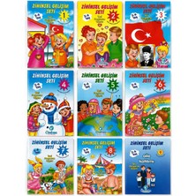 Özelsin Yayınları Zihinsel Gelişim Seti 5-6 Yaş 9 Kitap Okul Öncesi Eğitim Seti | Dikkat Geliştirme, Zeka Gelişimi, Aile Katılımlı Çocuk Aktivite Kitabı Seti