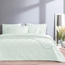 Ala Store Taç Eleanor Yatak Örtülü Çift Kişilik Nevresim Seti Mint