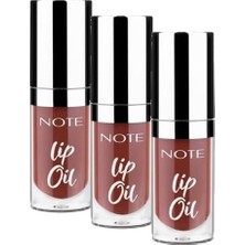 Ala Store Cosmetics Lip Oil 60 Mocha Kiss Nemlendirici ve Parlatıcı Dudak Bakım Yağı, Kahverengi (3 Paketi)