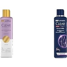 Ala Store Clear Scalpceuticals Saç Bakım Şampuanı Saç Dökülmesine Karşı 300 ml ve Clear Men Scalp Pro Güçlendirici Şampuan Saç Dökülmesine ve Kepeğe Karşı Etkili 300 ml