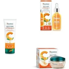 Ala Store Himalaya Vitamin C Aydınlatıcı Yüz Bakım Seti | Temizleyici & Serum & Nemlendirici | Cilt Tonu Eşitleyici