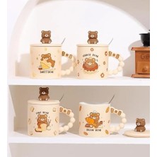 Ala Store Ayıcık Desenli Eğlenceli Seramik Kupa