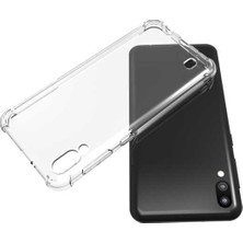 ZM Store Galaxy M10 Uyumlu Kılıf Nitro Anti Shock Sert Şeffaf Silikon Kapak