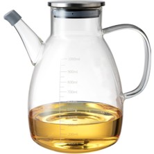 Leylart Slikon Ağızlık Metal Kapak Brosiklat Yağdanlık 1000 ml