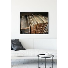 Ala Store (PSTER10899) Eski Kitap Çerçeveli Tablo (21X30CM)