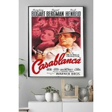 Ala Store (PSTER15492) Casablanca-Kazablanka Film Afişi Kanvas Tablo 21 x 30