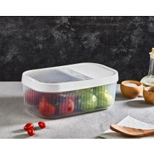 Ala Store 1 Adet Multibox Erzak Bakliyat Kutusu Açılır Kapak 5 Litre (32,5CM*19CM*12CM) Şeffaf 5 Litre (Asorti)