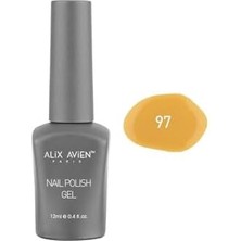Ala Store Hardal Sarı Kalıcı Oje 97-Yoğun Renk Veren Jel Oje 12 Ml-Nail Uv Gel Polish 97