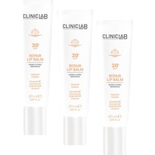 Ala Store Onarıcı Dudak Bakım Lip Balm 20 Spf 20 ml (3 Paketi)