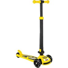 Ala Store Power 3 Tekerlekli Katlanabilir Işıklı Kırmızı Scooter