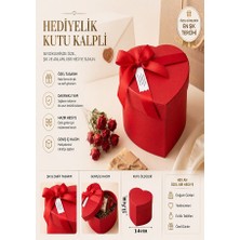 ArtMaster Hediye Kutusu Orta Boy Kırmızı Kalpli 1 Paket K-8634 Boş Hediye Kutusu Sevgiliye Özel Kurdelalı Kutu Karton Kutu Hatıra