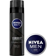 Ala Store Men Deep Dimension Tıraş Jeli 200ML ve Men Creme Erkek Nemlendirici Bakım Kremi 30ML