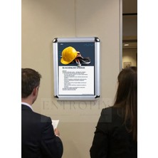 Ala Store 2 Adet Set A4 21X30 Belge Çerçevesi - Rondo Açılır Kapanır – Işyeri Eczane Kurum Avm Okul Için Duvara Monte Edilebilir (2)