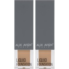 Ala Store Güneş Koruyucu SPF35+ Nemlendirici Etkili Kremsi Likit Fondöten - Foundation 302 Ochre (2 Paketi)