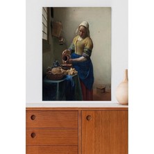 Ala Store (PSTER20220) The Milkmaid - Süt - Johannes Vermeer Sanatsal Poster 30 x 40