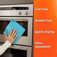 Ala Store Macro Max Ultra Sünger Bez 3'lü Paket, Ağırlığının 10 Katı Su Emen Yüksek Performanslı Mutfak Bezi