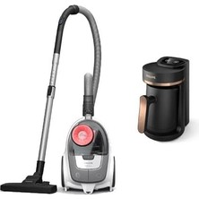 Ala Store Powercyclone 4 XB2142/09 850 W Toz Torbasız Süpürge + HDA150/60 Türk Kahve Makinesi