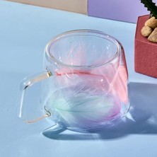 Ala Store Double Feather Çift Cidarlı Kupa 200 ml