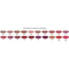 Ala Store Soft & Creamy Lipcolor No: 115 - Kurutmayan Yumuşak Mat Likit Ruj