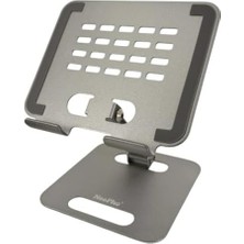 Ala Store Tablet Standı Katlanabilir Alüminyum Alaşımlı Yüksek Dayanıklı Malzeme Kaymaz Ayarlanabilir Çok Amaçlı Fonkiyonel iPad Uyumlu Stant Np-T1