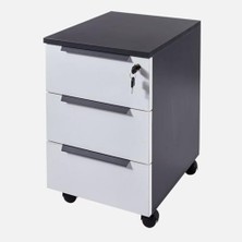 Esranın Dünyası Tidy Standart Hareketli Keson (Antrasit/lake Beyaz)