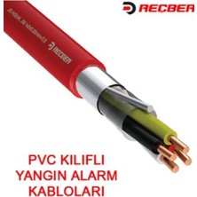 Reçber 2*2*0,80MM + 0,40MM Jy(St)Y Yangın Alarm Kablosu (1 Metre)