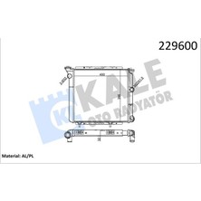 Kale Depomix Motor Su Radyatörü [ Renault R9, R11 Broadway, Spring 2 Sira Al+Pl ]