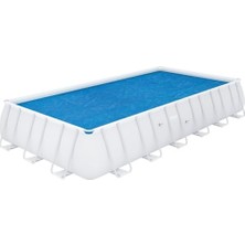 Esranın Dünyası Bestway Polietilen Solar Branda 703 x 336 Cm, Mavi, Köşeli