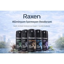 Ala Store Raxen Erkek Deodorant Spreyi - Serisi - 150ML - Etkili Ter Kokusu Önleyici - Alüminyumsuz ve Leke Bırakmayan Formül - Gün Boyu Ferahlık Veren Erkek Vücut Spreyi