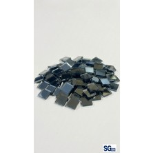 Sanal Glass Dekoratif Gerçek Cam Mozaik Aynası | 4mm Kalın Kare Hobi Aynası | 50'li Set | Dıy Sanatsal Tasarım, Vazo ve Duvar Süsleme Aynası