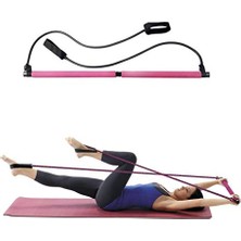 Esranın Dünyası Delta Portable Studio Pilates Jimnastik Egzersiz Çubuğu, Fuşya