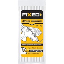 Esranın Dünyası Silikon Mum Çubukları, Kalın, 11.2mm Çap, 1kg Poşet