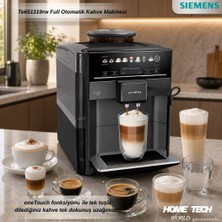 Siemens TE651319RW Full Otomatik Kahve Makinesi Safir Siyah Metalik