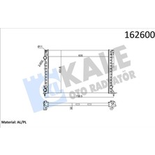 Kale Depomix Motor Su Radyatörü [ Renault Laguna 1997-2001, Espace Iii 1999-2002 1.6/1.8/2.0/1.9d Klimali 2 Sira Al+Pl ]